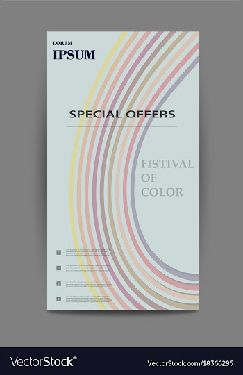 Vertical business card print template personal vector image