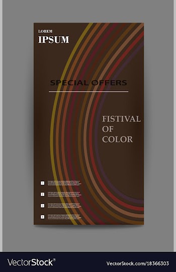 Vertical business card print template personal vector image