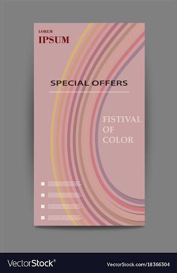 Vertical business card print template personal vector image