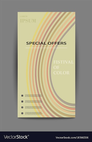 Vertical business card print template personal vector image