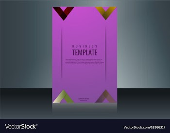 Vertical business card print template personal vector image