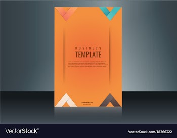 Vertical business card print template personal vector image