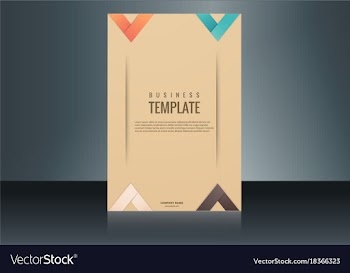 Vertical business card print template personal vector image