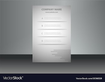 Vertical business card print template personal vector image