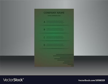 Vertical business card print template personal vector image