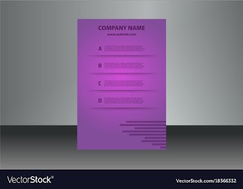 Vertical business card print template personal vector image