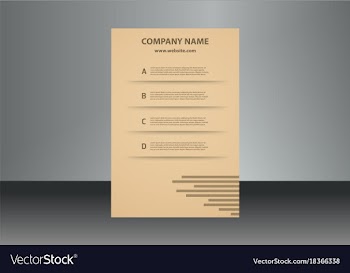Vertical business card print template personal vector image