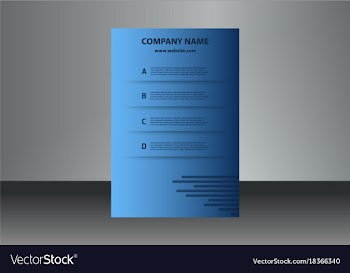 Vertical business card print template personal vector image