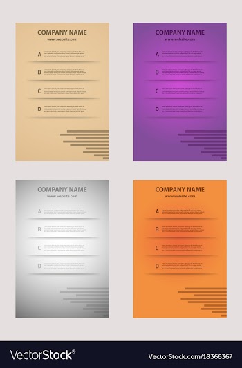 Vertical business cards print template personal vector image