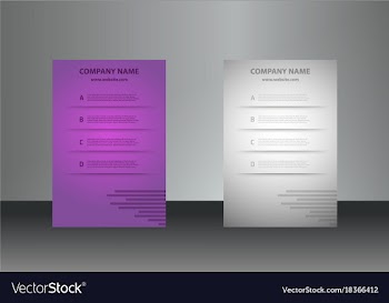 Vertical business cards print template personal vector image