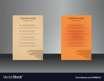 Vertical business cards print template personal vector image