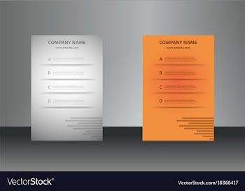 Vertical business cards print template personal vector image