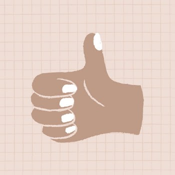 Very good sign gesture, beige | Free PSD Illustration - rawpixel