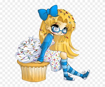 Very Vanilla Cupcake Girl By Yampuff - Cupcake Chibi Girl
