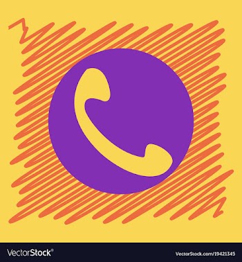 Viber flat icon element template for design vector image