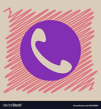 Viber flat icon element template for design vector image