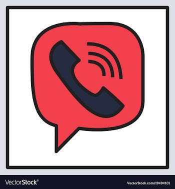 Viber flat icon element template for design vector image