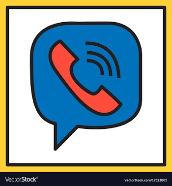 Viber flat icon element template for design vector image