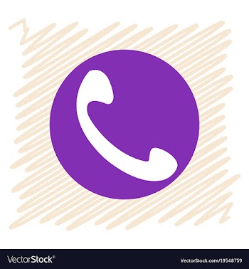 Viber flat icon element template for design vector image