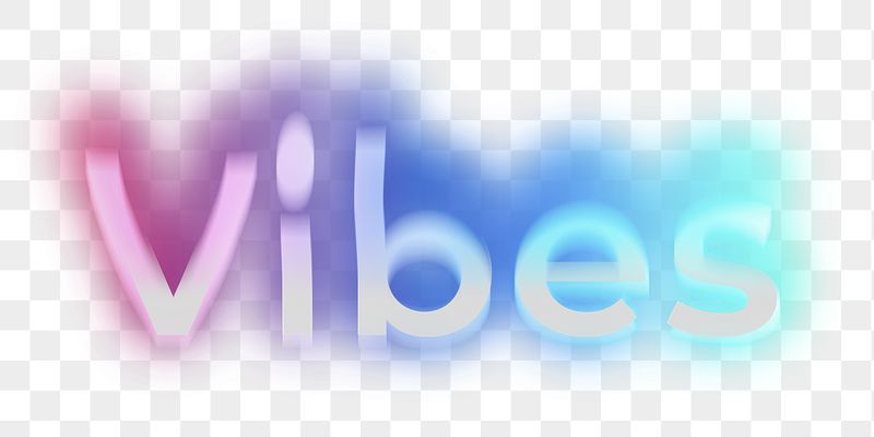 Vibes png word sticker, neon | Free PNG - rawpixel