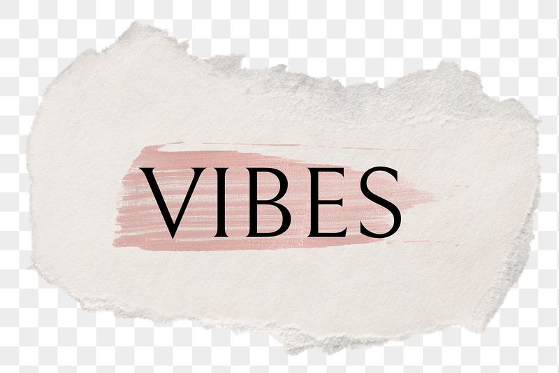 Vibes png word sticker typography, | Free PNG - rawpixel