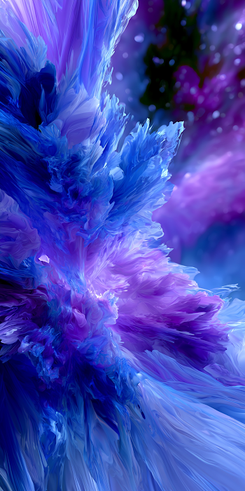 Vibrant Abstract Blue-Purple Background