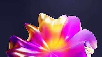 Vibrant Abstract Floral Design