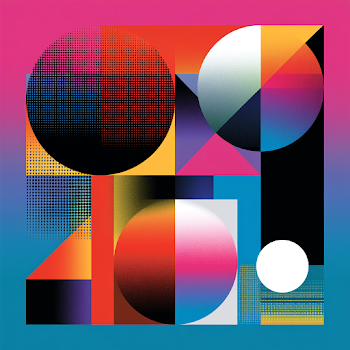 Vibrant Abstract Geometric Artwork