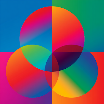 Vibrant Abstract Geometric Illustration
