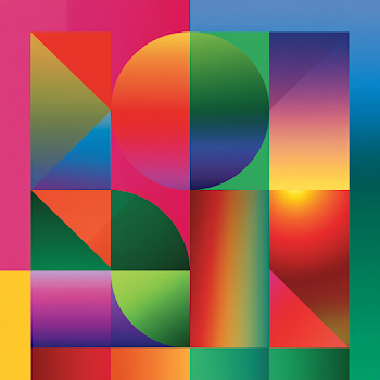 Vibrant Abstract Geometric Illustration