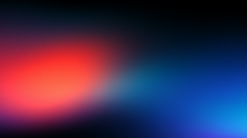 Vibrant Abstract Gradient Background with Glowing Orbs