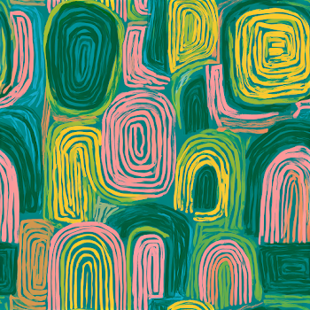 Vibrant Abstract Hand-Drawn Pattern