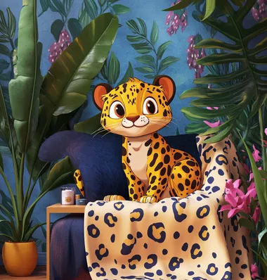Vibrant Animal Prints: Playful Cheetah and Tropical Botanicals Vibrant Animal Prints: Playful Cheetah and Tropical Botanicals