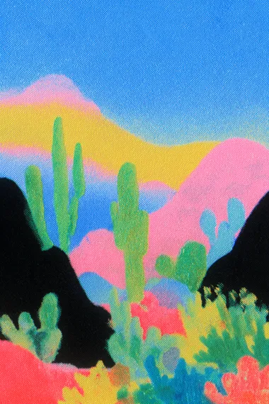 Vibrant Arizona Desert Landscape Vibrant Arizona Desert Landscape