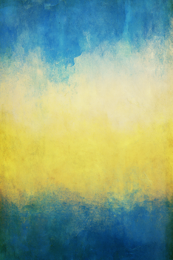 Vibrant Blue and Yellow Gradient Texture