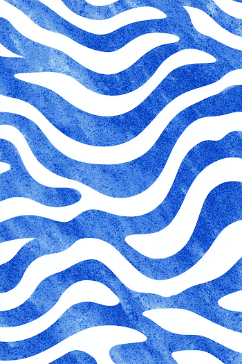 Vibrant Blue Water Ripple Pattern