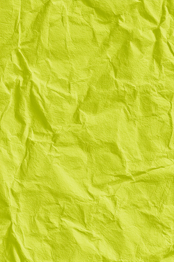 Vibrant Chartreuse Crumpled Paper Macro