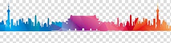 , Vibrant color city transparent background PNG clipart