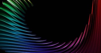 Vibrant Color Wave Abstract Background