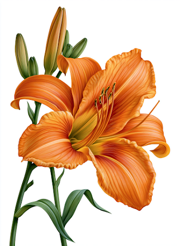 Vibrant Daylily Flower