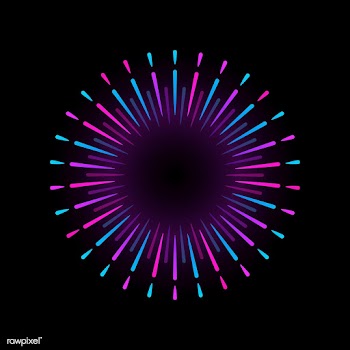 Vibrant firework explosion element vector | Free stock vector - 532847