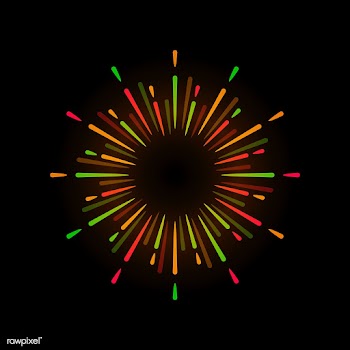 Vibrant firework explosion element vector | Free stock vector - 532853