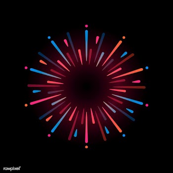 Vibrant firework explosion element vector | Free stock vector - 532861