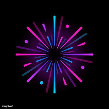 Vibrant firework explosion element vector | Free stock vector - 532863