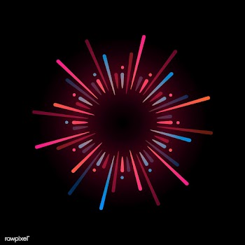 Vibrant firework explosion element vector | Free stock vector - 532873