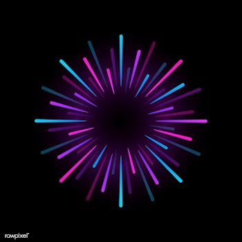 Vibrant firework explosion element vector | Free stock vector - 532881