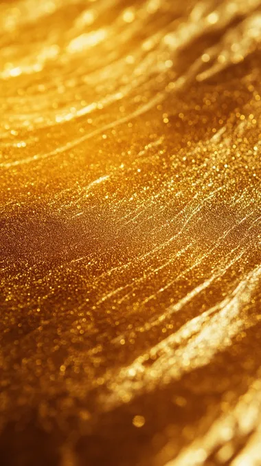 Vibrant Golden Glittering Surface Vibrant Golden Glittering Surface