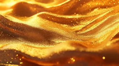 Vibrant Golden Texture with Sparkling Surface Vibrant Golden Texture with Sparkling Surface