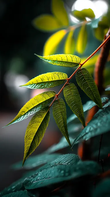 Vibrant Green Leaves in Nature Vibrant Green Leaves in Nature
