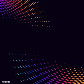 Vibrant halftone on black background vector | Free stock vector - 542716